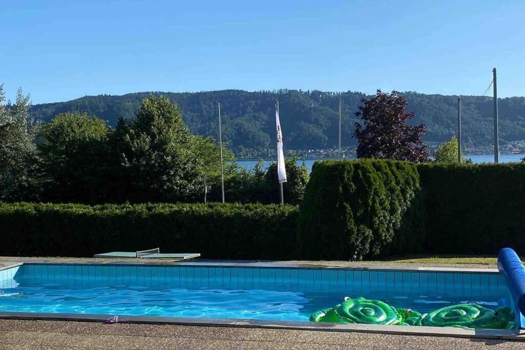 Die Seeblume - Ferienwohnung Mit Pool Und Seeblick Bodman-Ludwigshafen Exteriör bild